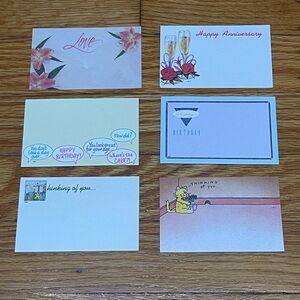 Free Note Cards w/ Purchases - Love, Anniversary, Birthday & Thinking of You